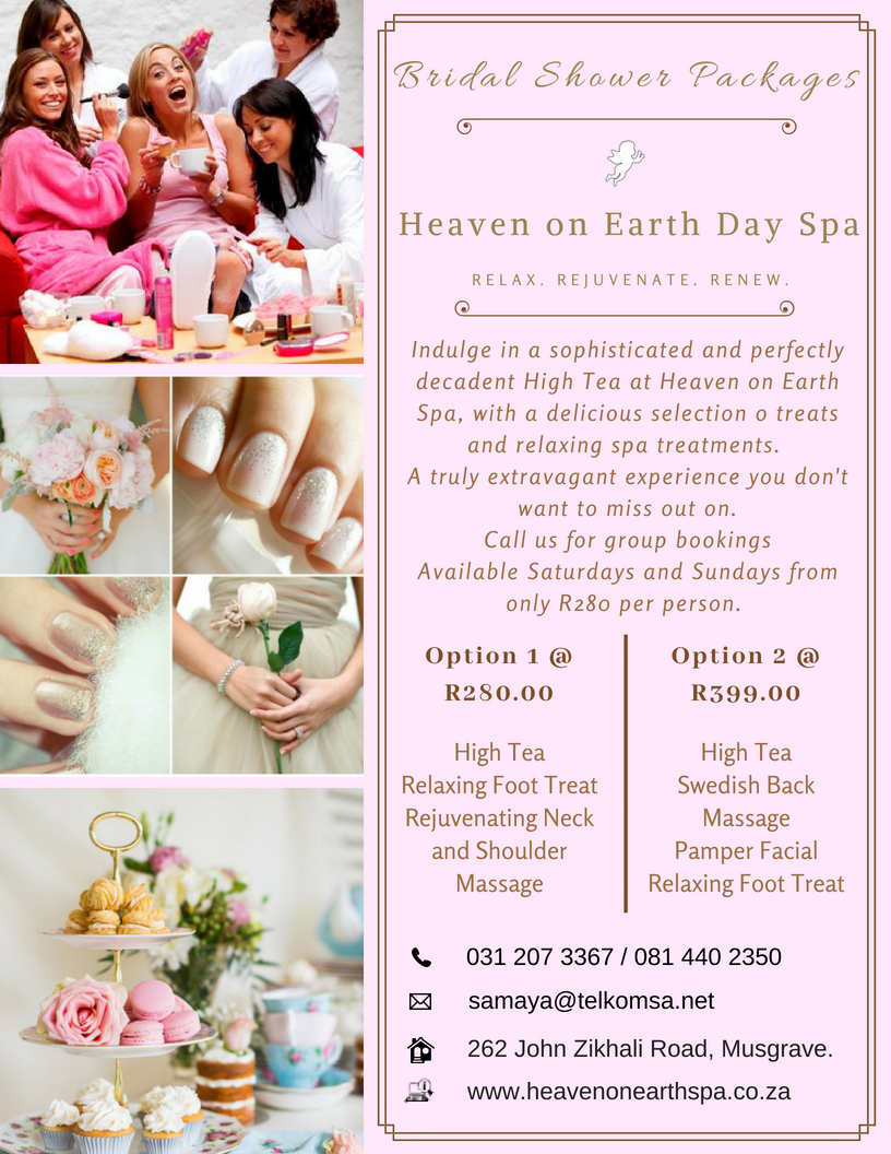 bridal shower packages